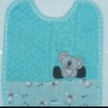 B koala applique verde acqua